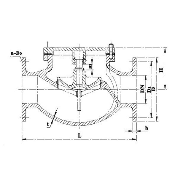 JIS 7372 - JIS 5K Cast Iron Swing Check Valve1.jpg